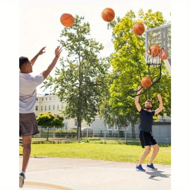 Basketball Return Trainer – 3-Hook Rebound Attachment for 18" Rims