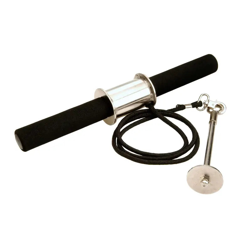 Wrist and Forearm Strengthener with Foam Handles – Stainless Steel, Nylon Rope
