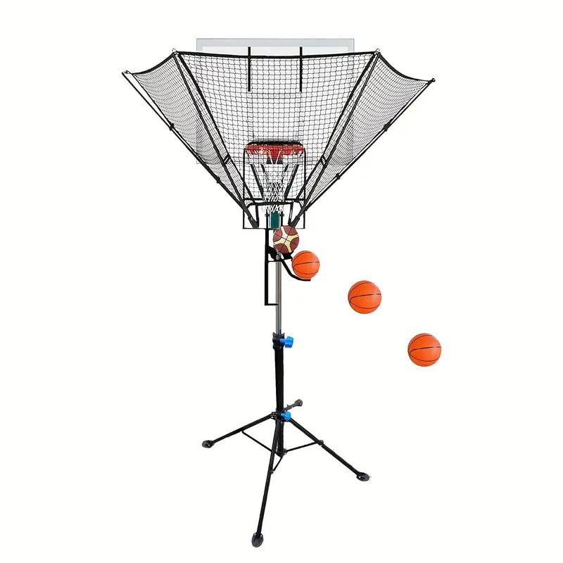 Adjustable Basketball Rebounder – Telescopic Pole 8.2–10.2ft